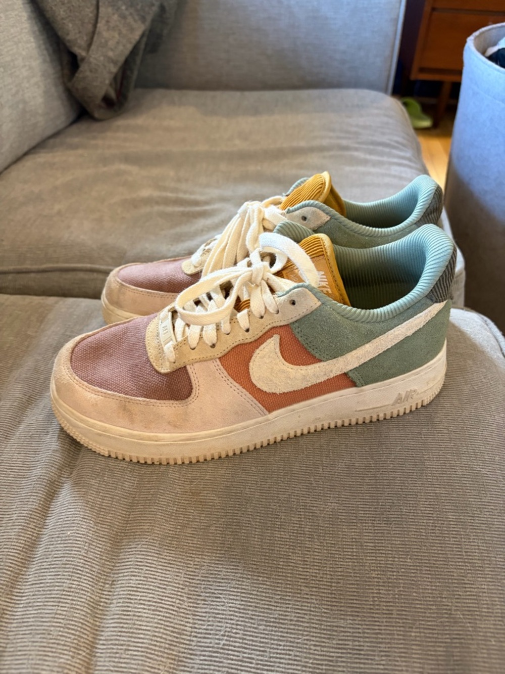 Nike Air Force 1 Low Pastel Multi-Color Sneakers